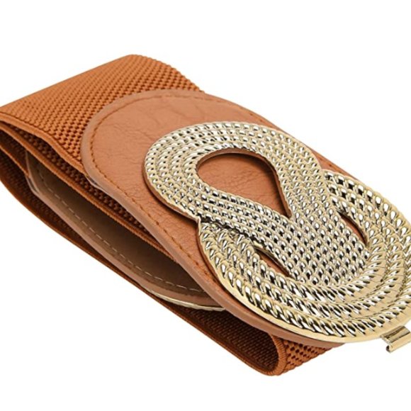 Wide Elastic Vintage Cinch Retro Metal